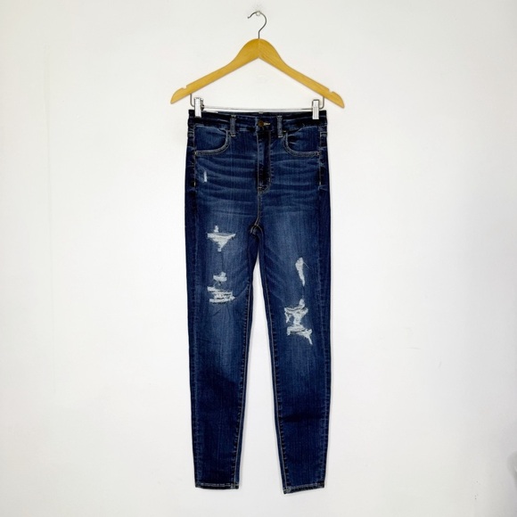 American Eagle Curvy Super High Rise Jegging Jeans Size 6 Next Level Stretch - Picture 1 of 7